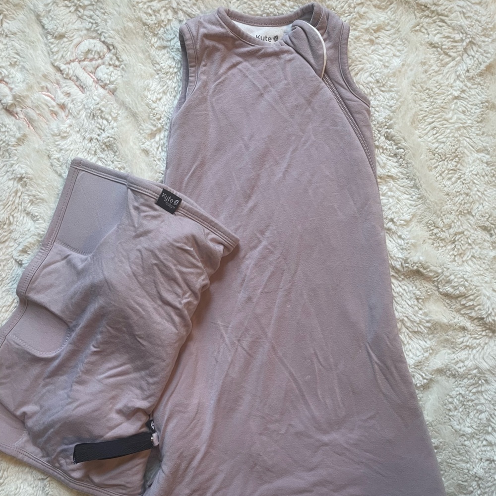 Kyte BABY 1.0 tog XS sleep bag with removable Velcro swaddle